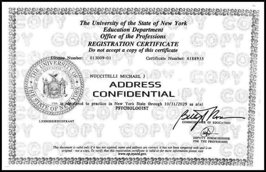 michael-nuccitelli-psy.d.-nys-licensed-psychologist-certificate